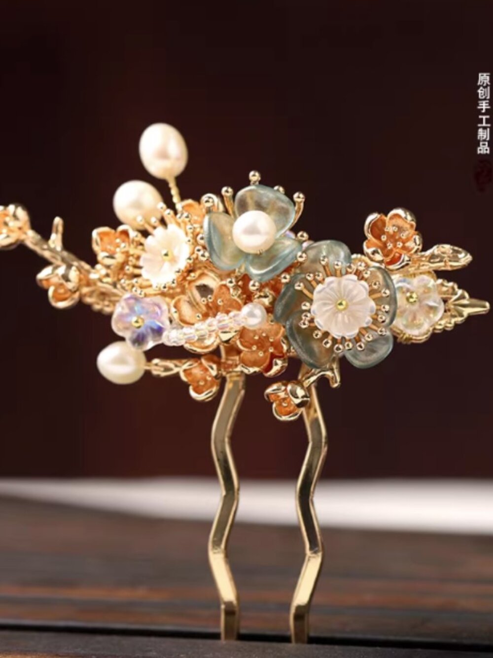 Chinese-style hair clips - Picture 3 of 5